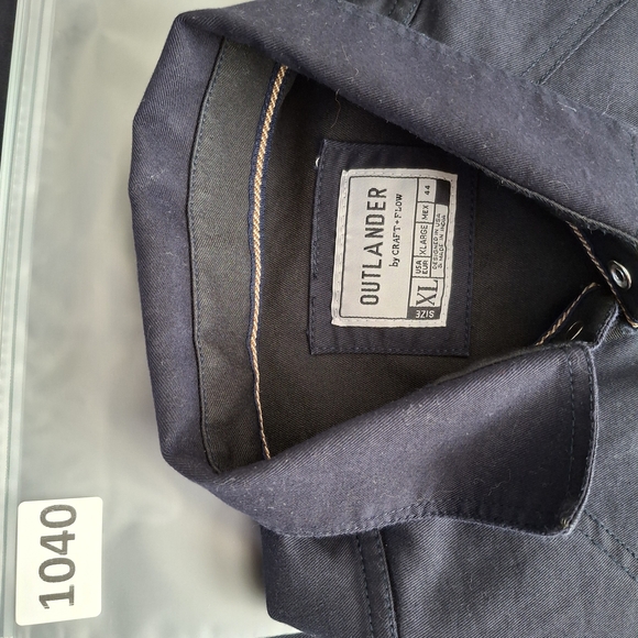 Outlander Classic Black Long Sleeve Men's Shirt - Size XL - Picture 9 of 9